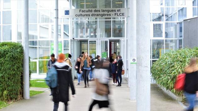 Photo de la faculté des langues et cultures étrangères à Nantes – Crédit : Ouest France